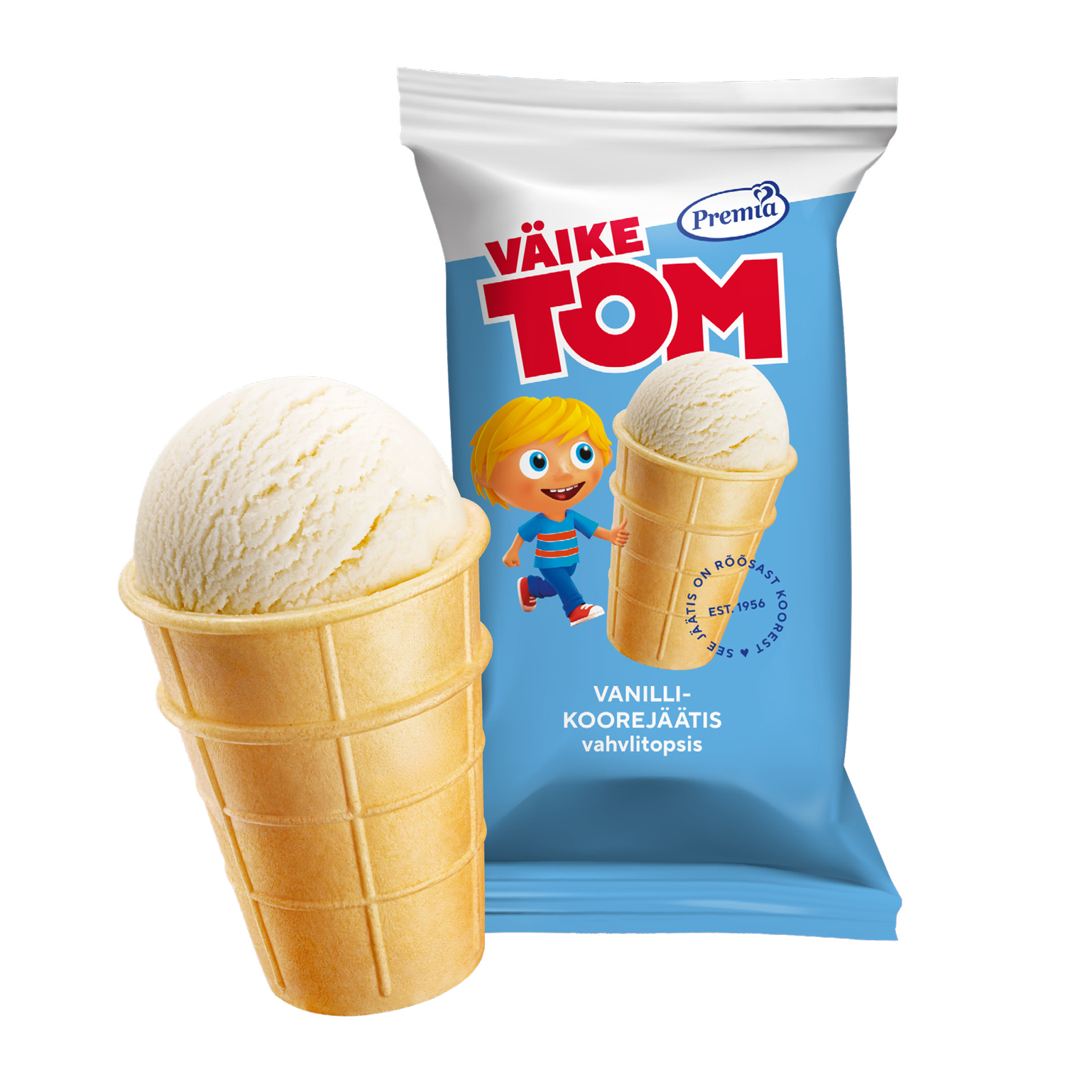 PREMIA Väike Tom vaniljakermajäätelö 120ml/ 65g