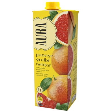 AURA Punainen greippinektari 1l