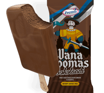 PREMIA Vana Toomas suklaakermajäätelö suklaakuorrutteessa 150ml/90g