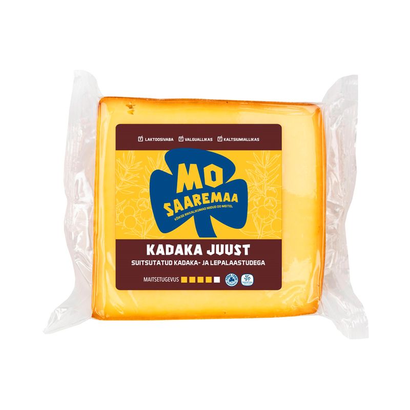 MO SAAREMAA Katajanmarjalla savustettu juusto 26 %, 500 g (laktoositon)