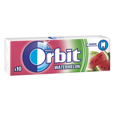 ORBIT Watermelon 14g (sokeriton purukumi)