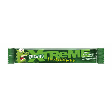 CHEWITS Xtreme sour apple 30g