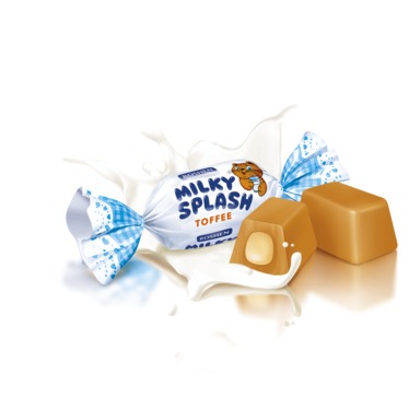 ROSHEN Kermakaramellit Milky Splash maitotiivistetäytteellä 1kg