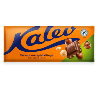 KALEV Maitosuklaa kokonaisilla hasselpähkinöillä 200g