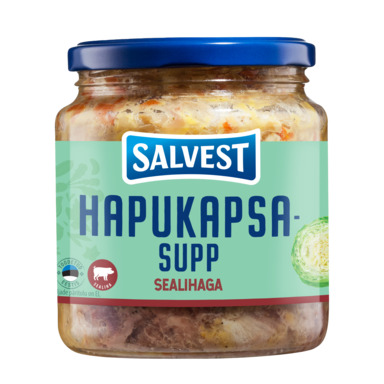 SALVEST Hapankaalikeitto sianlihalla 530g