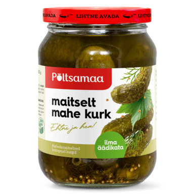 PÕLTSAMAA Mieto maku kurkku 680g