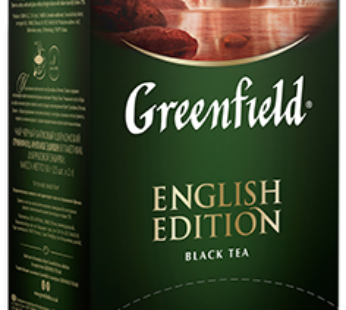 GREENFIELD Musta tee English Edition 25x2g
